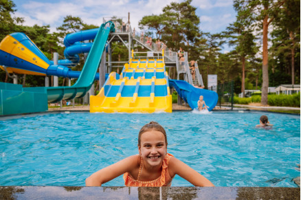 Manege bij Camping Samoza in het bos op de Veluwe VMP090